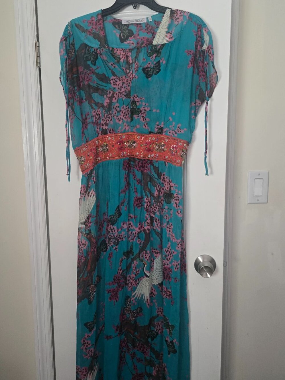 Meghan fabulous LA butterfly Oasis Maxi Dress